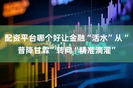 配资平台哪个好让金融“活水”从“普降甘霖”转向“精准滴灌”