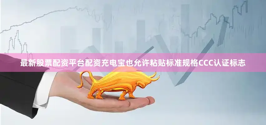 最新股票配资平台配资充电宝也允许粘贴标准规格CCC认证标志